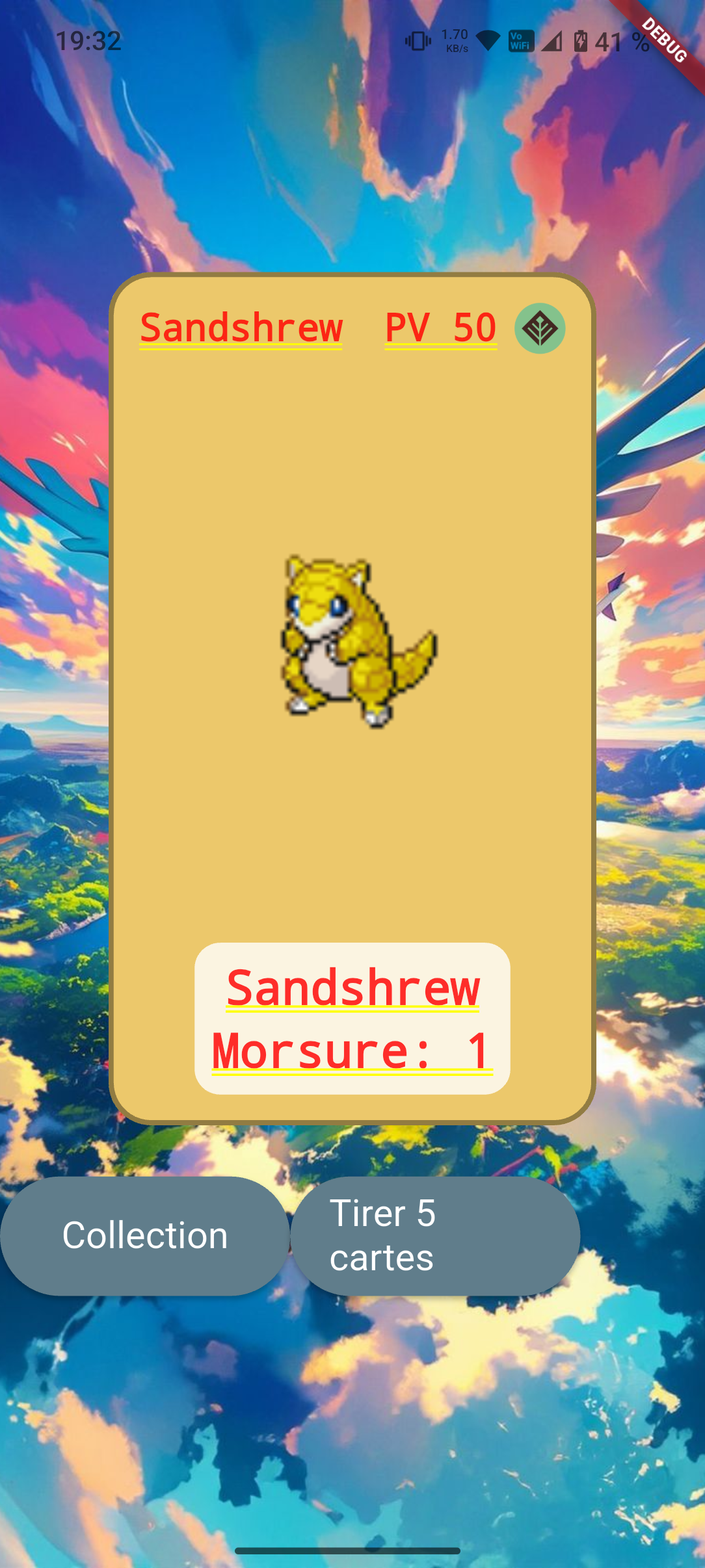 Création d'une application mobile