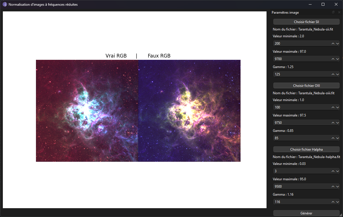 Application d'image astro