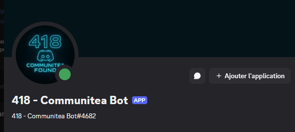 418 - Communitea Bot